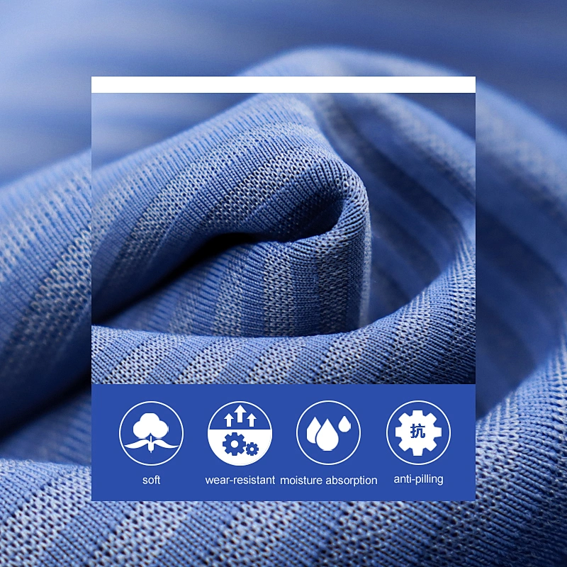 Thickened horizontal striped space cotton strip sandwich air space  layer composite fabric